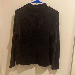 Dark brown turtleneck sweater